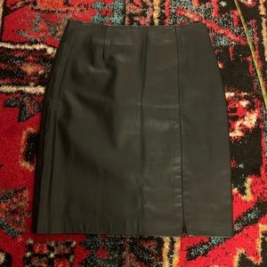 Genuine Leather Skirt